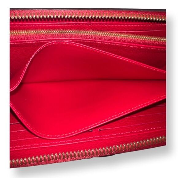 Louis Vuitton Red Empirente Long Zippy Wallet - Picture 9 of 10